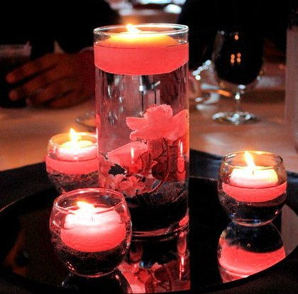 Birthday decoration ideas - Candle centrepiece
