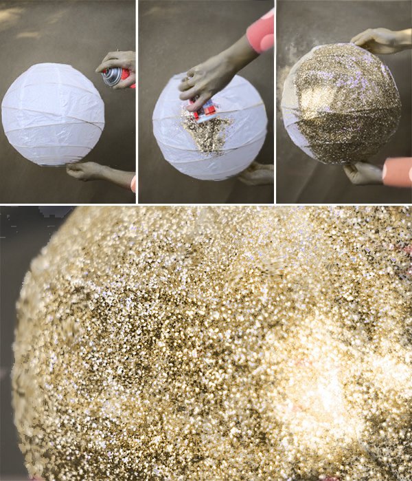 Birthday decoration ideas - Glitter ball