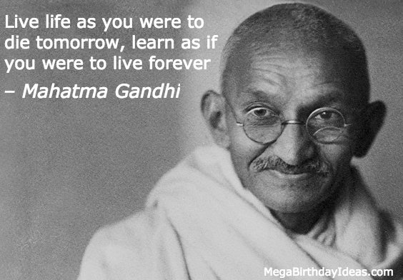 Inspirational birthday quote